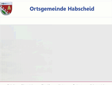 Tablet Screenshot of habscheid-eifel.de